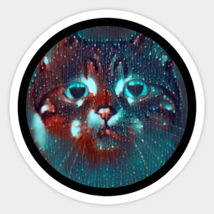 Daring mycat, revolution for cats Sticker